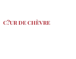 Fromages du monde - Cœur de chèvre